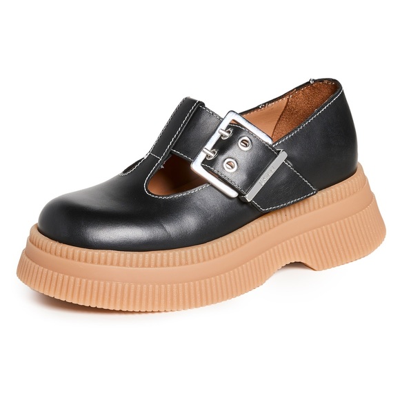 Ganni Shoes Ganni Creepers Tstrap Mary Jane Loafer Size 4 Eu 9 2 Us